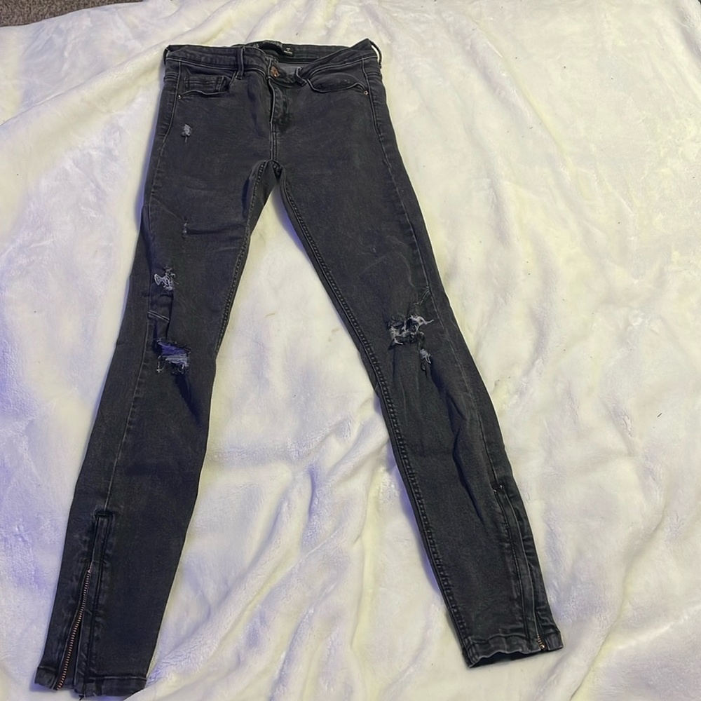 Zara High waisted skinny jeans